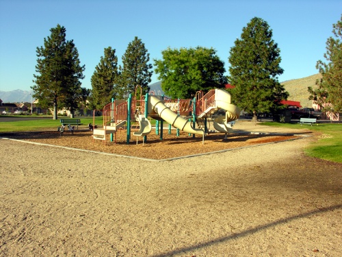 The existing playground equipment will be replaced with modernized equipment.