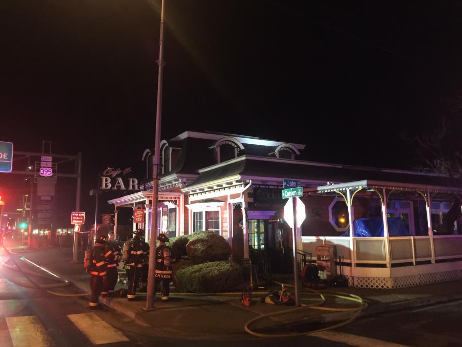 The fire was reported at around 5:20 a.m. Photo by Jeff Munson