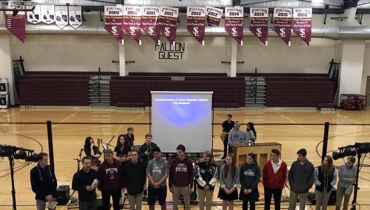 Sierra Lutheran High School students prepare for a Czech Republic spring break.