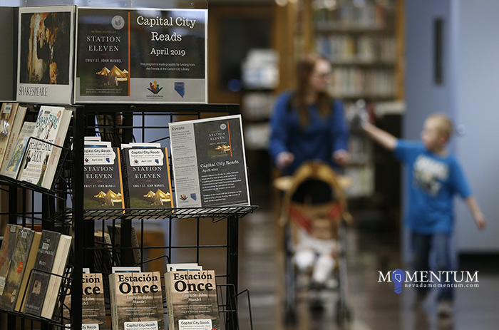 "Station Eleven" is the focus of this year's Carson City Library, Capital Reads program. Photo: Cathleen Allison, Nevada Momentu