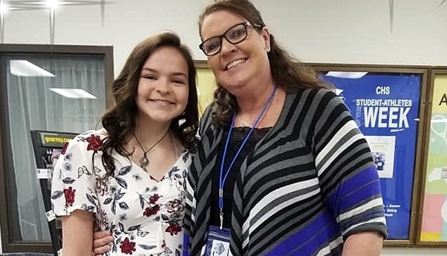 CHS Physical Education teacher Jennifer Minife with daughter Shea, a CHS senior, who successfully completed her Senior Project.