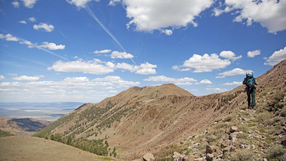 One of the tallest peaks in Nevada, Mount Jefferson in central Nevada offers a hikers a challenge. Photo: Sydney Martinez