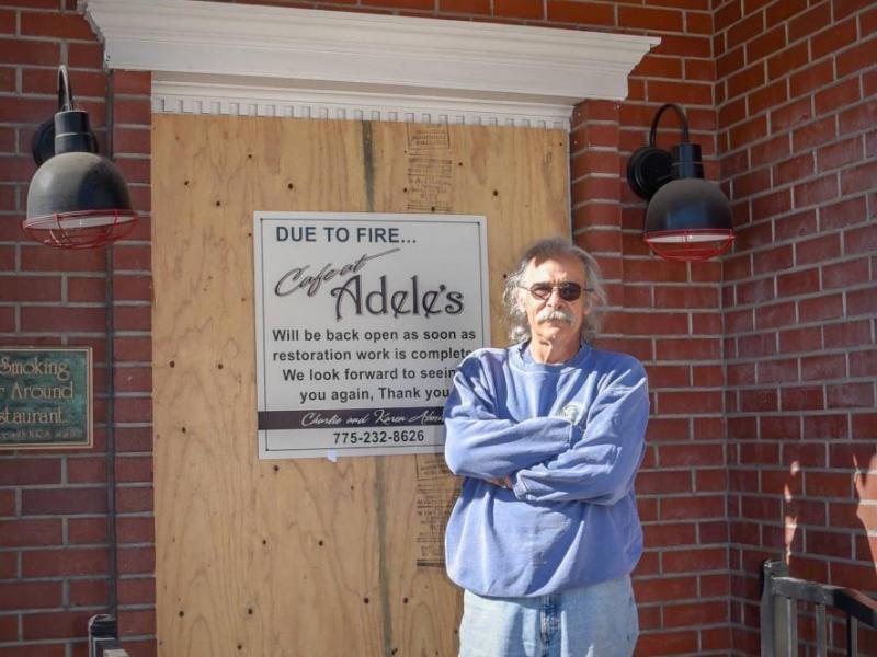 Cafe at Adele's owner Charlie Abowd outside the restaurant. Photos by Tanja Musselman