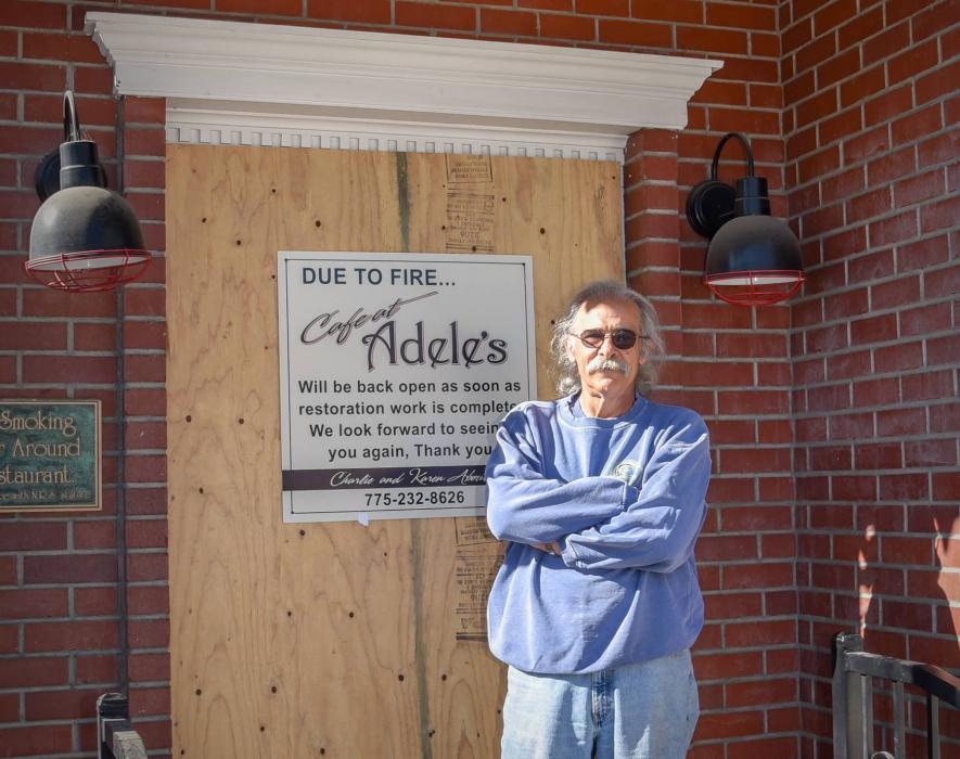 Cafe at Adele's owner Charlie Abowd outside the restaurant. Photos by Tanja Musselman