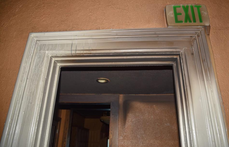 Damage to much of the restaurant's interior was caused by smoke build-up, also known as 