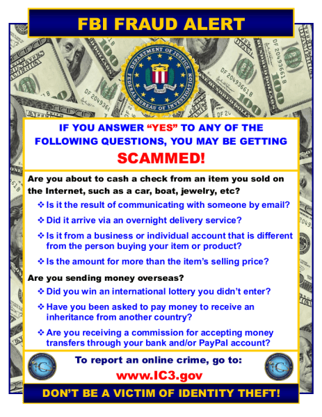 Don't be a victim of phone or cyber crime!