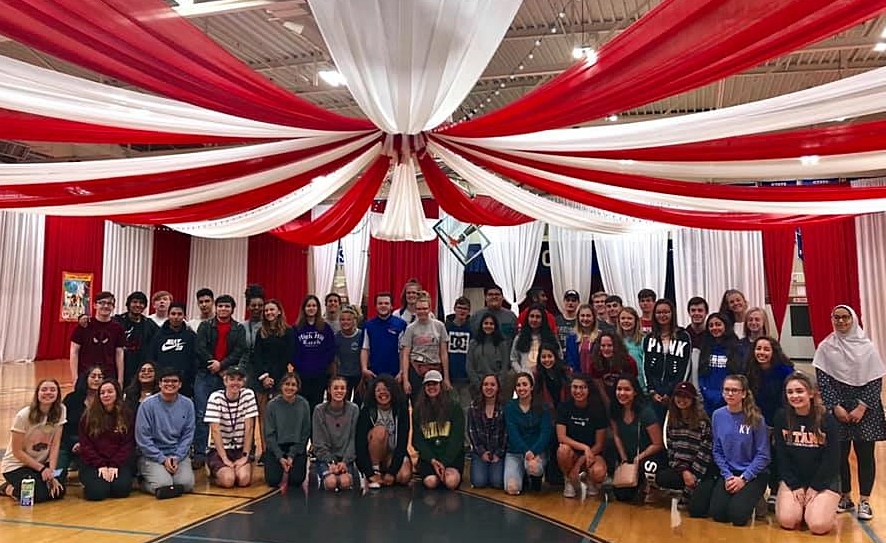 CHS students who put together the Daddy Daughter Dance April 26.