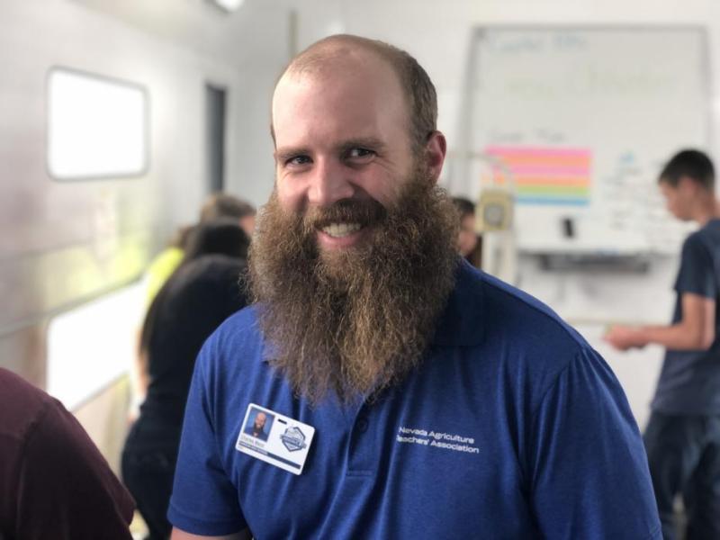 Mr. Charles Mann, Agriculture Science teacher at Carson High School.