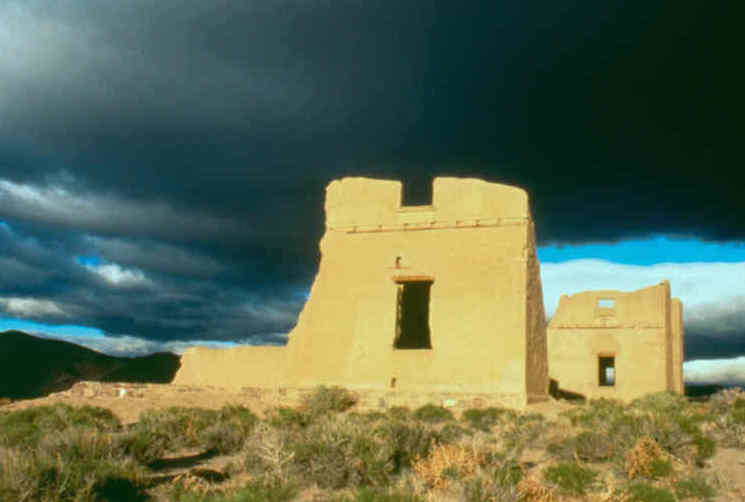 Stormy skies over Fort Churchill. Photos courtesy of Nevada State Parks