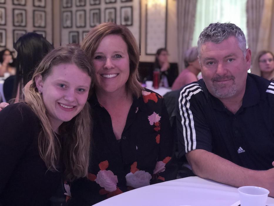 Brooke, Amy and Scott Robinson.