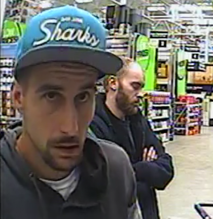Richard "Ricky" Jager, wearing the cap, was arrested overnight in Lyon County. Stephen Barns, in the back, was arrested May 23.