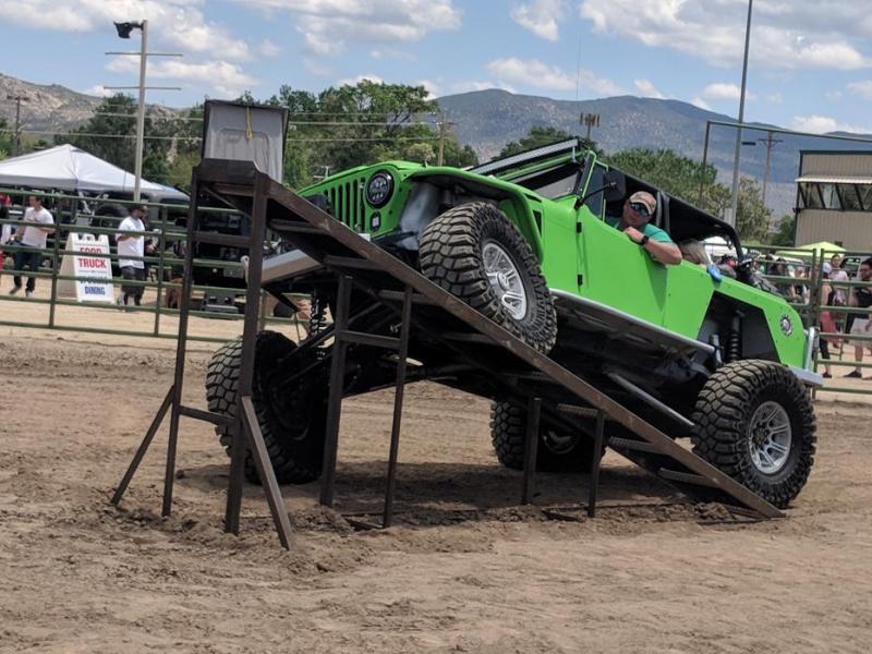 The RTI Flex Ramp Competition was quite the test for hummers, jeeps and trucks.