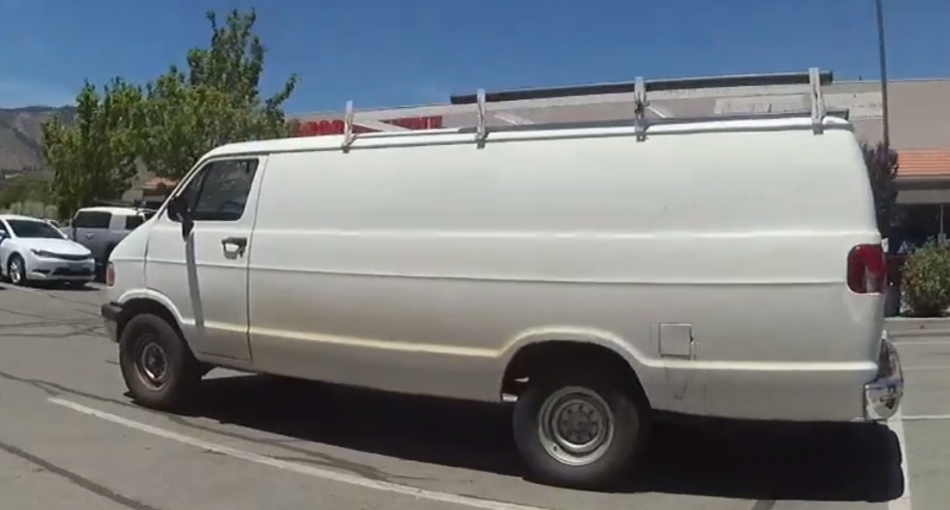 Anyone with information on the White Dodge van with California plates of 62242K2 should call the sheriff's office.