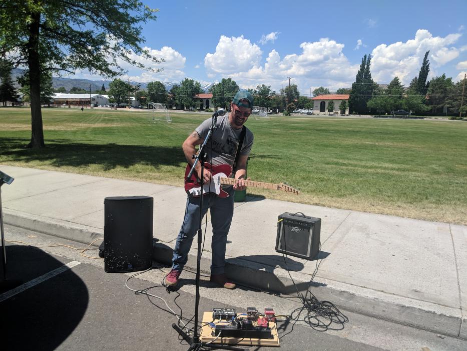 Live music was available during the event.
