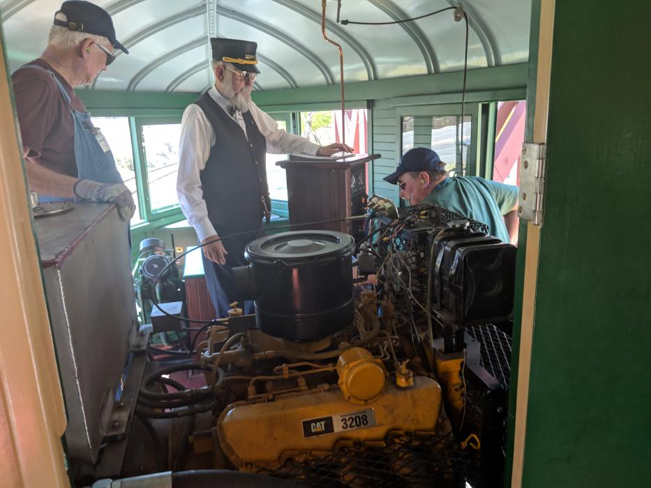 Attendees had an in-depth look at the No. 22 McKeen Motor Car