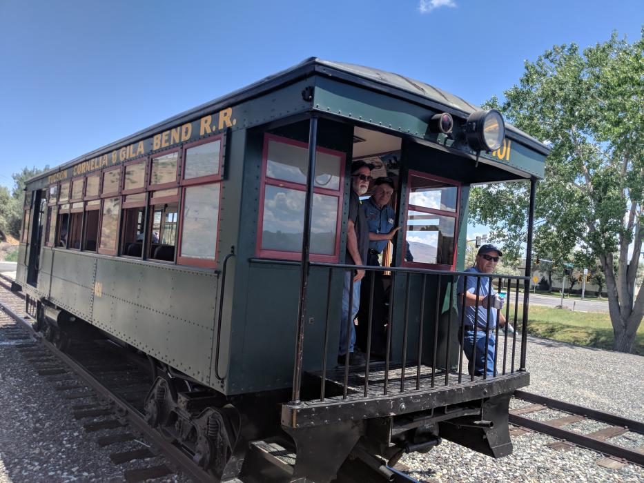 Course members received hands-on training with the Edwards Motor Car.
