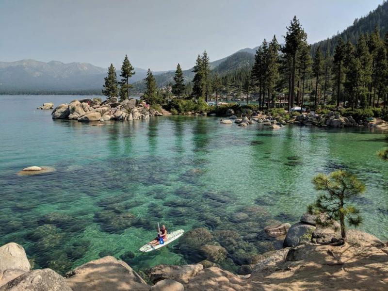Sand Harbor at Lake Tahoe. Photo by Karen Wong via Nevada State Parks