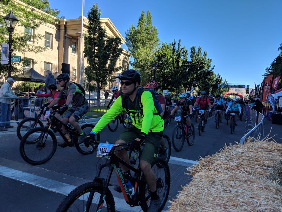 Hundreds of riders filled downtown Carson City during the Capital 50 and 35 Backcountry Rides.