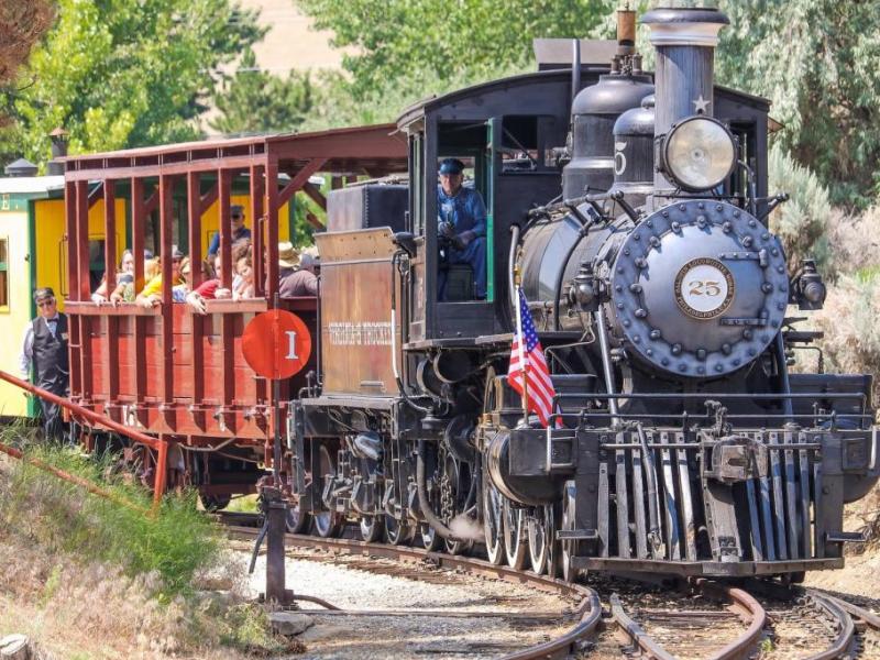All aboard July 4 at the Nevada Railroad Museum.