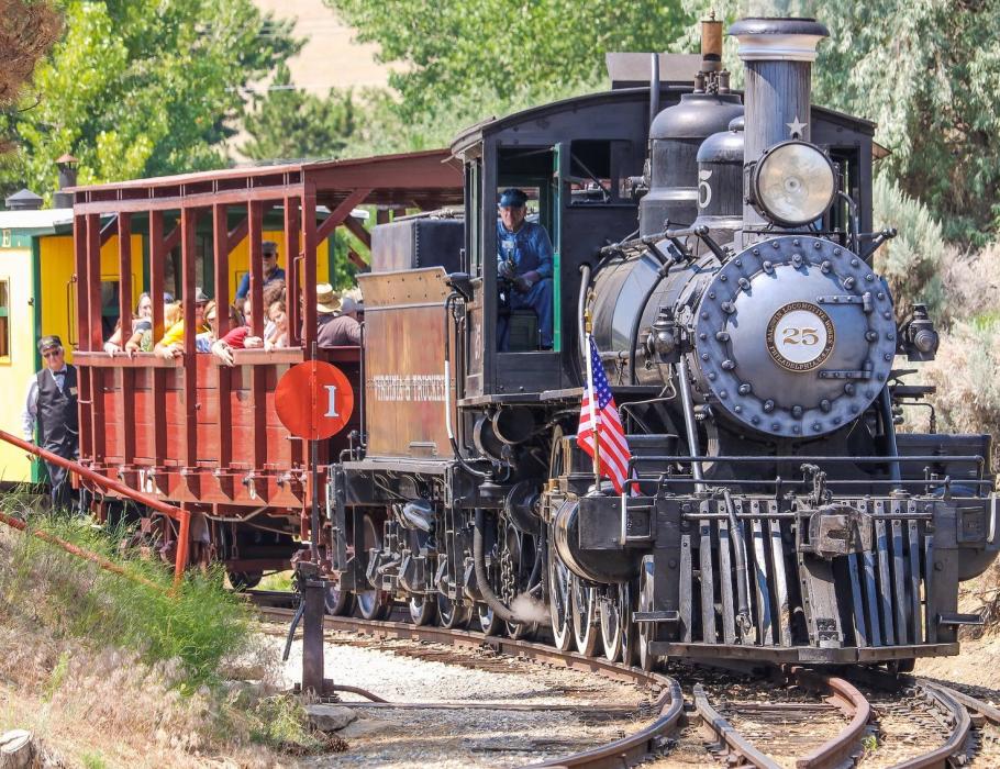 All aboard July 4 at the Nevada Railroad Museum.
