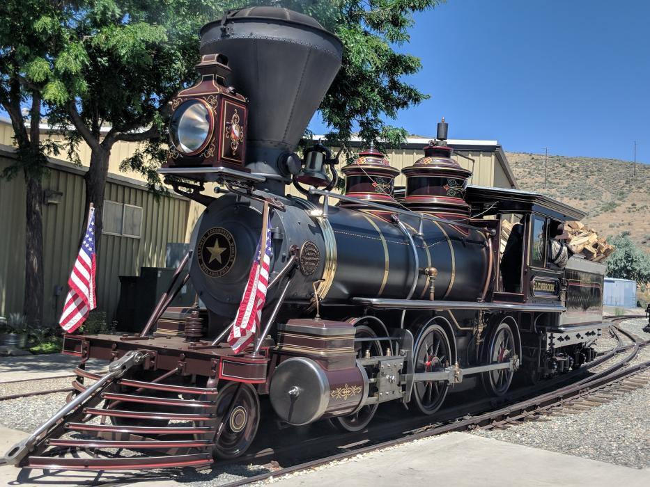 The 1875 narrow-gauge locomotive Glenbrook