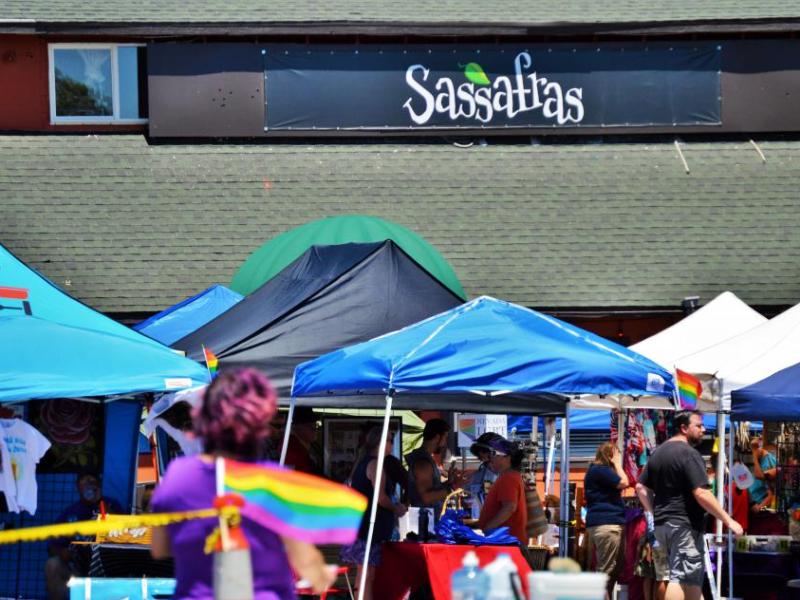 Photo by Brett Fisher. Sassafras is front and center at Sassabration.