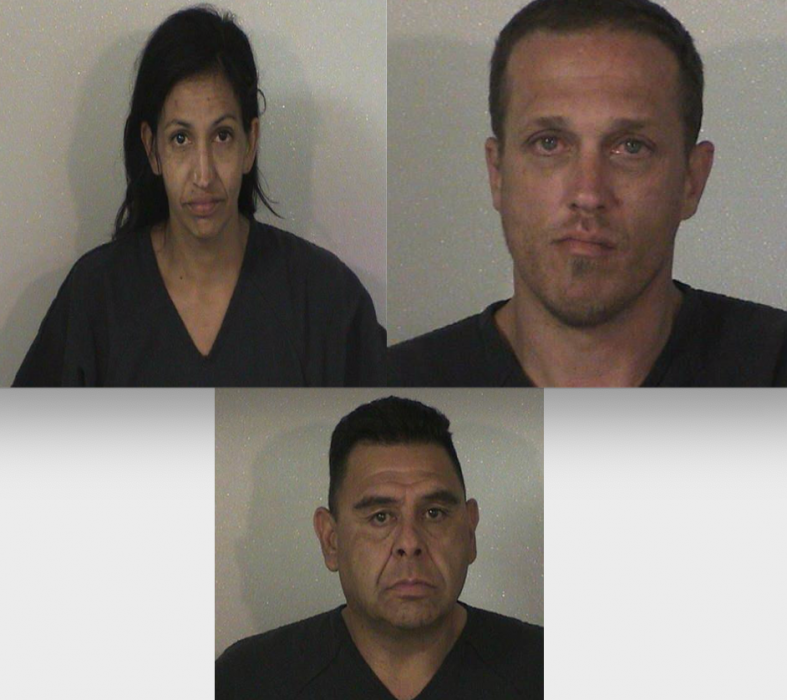 DCSO booking photos of Riki Eltingham, Jeremy Stritenberger and John Clark