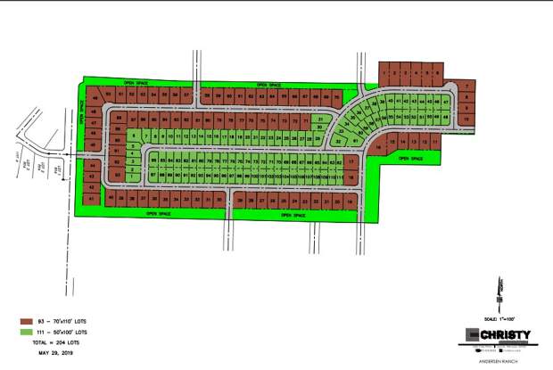 The Andersen Ranch plans provided to the Planning Division