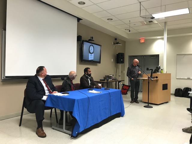 Panel of Experts discussing threats and opportunities of climate change.
