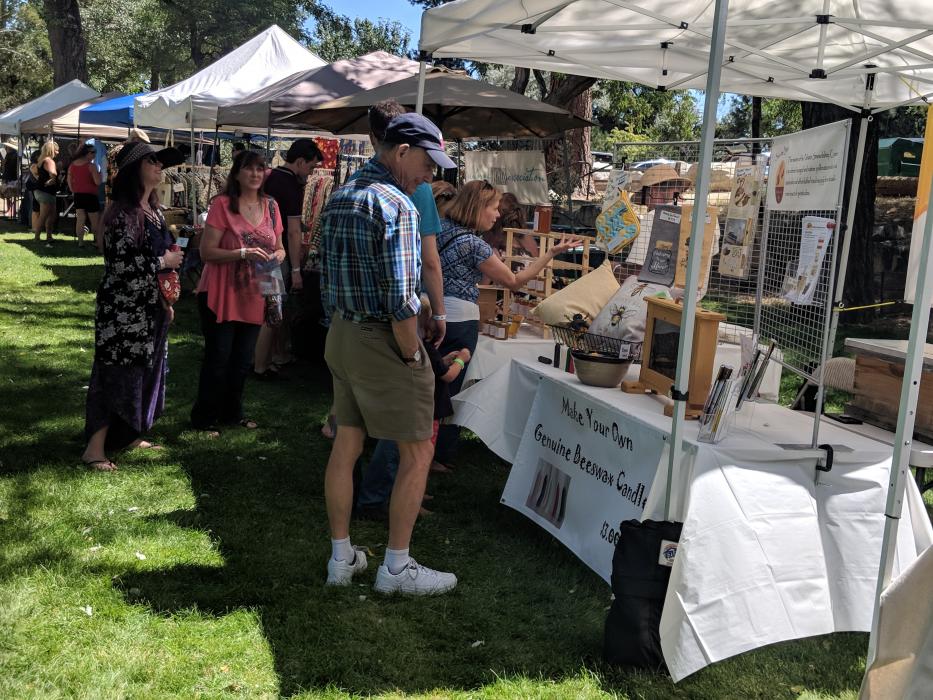 Several booths and activities were set up throughout the festival.