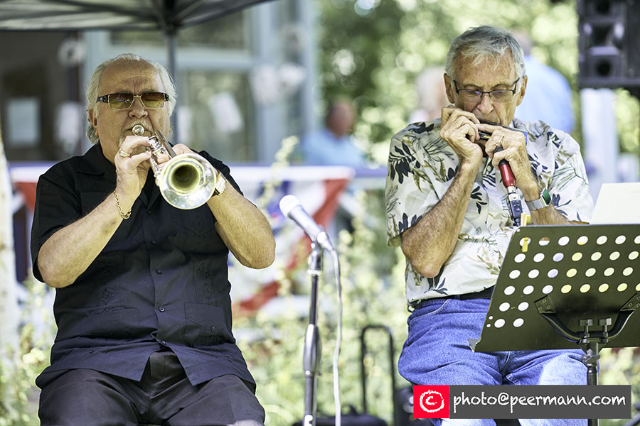 Wayne Theriault, Trumpet;  Tom Stryker, Chromatic Harmonica