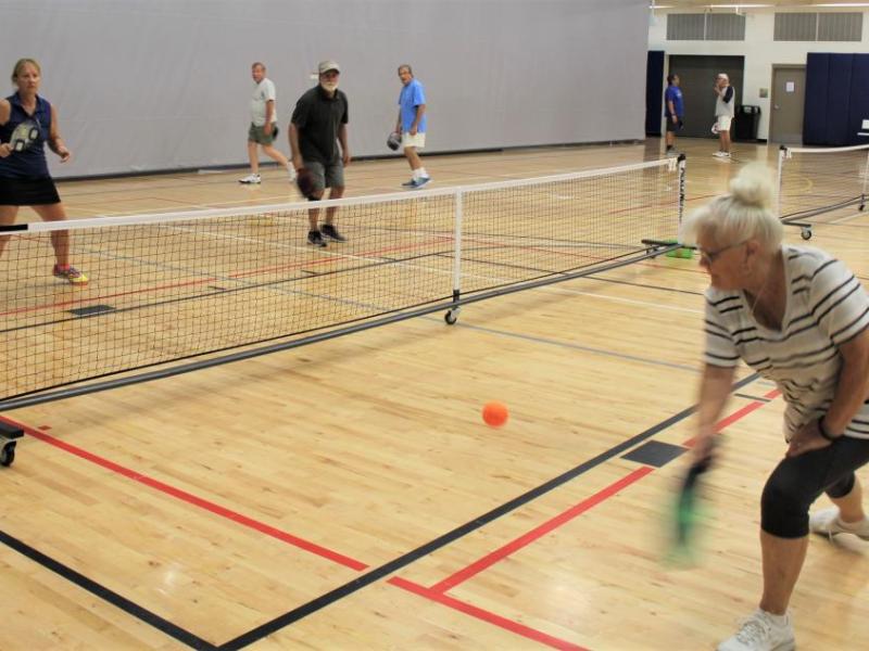 Today, there are around 300 pickleball enthusiasts in Northern Nevada  who play at the MAC Center. Photos by Ronni Hannaman