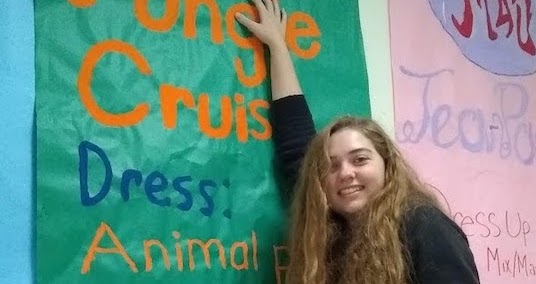 CHS senior Lauren Winne participating in the Homecoming Week celebration.