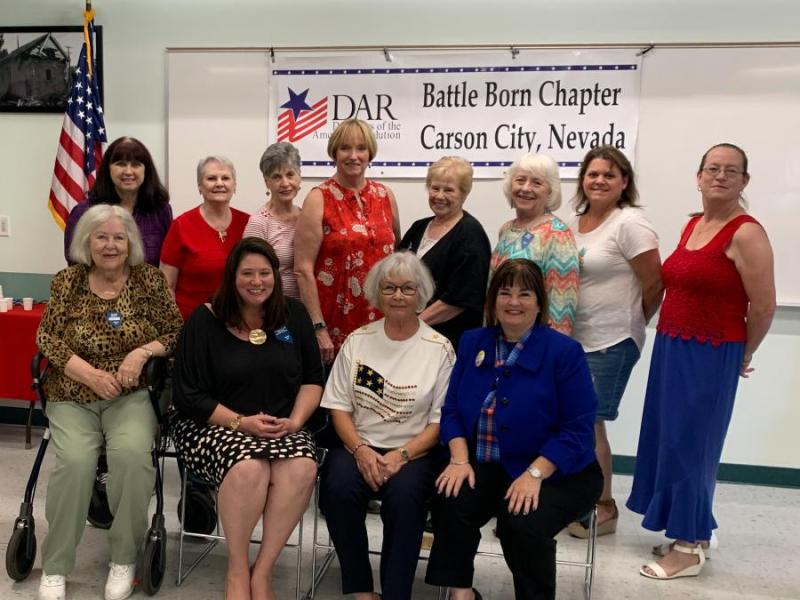 Members of Battle Born Chapter Daughters of the American Revolution