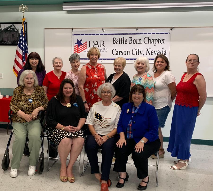 Members of Battle Born Chapter Daughters of the American Revolution