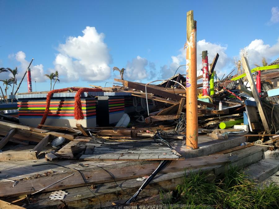 Abaco- bars after the hurricane