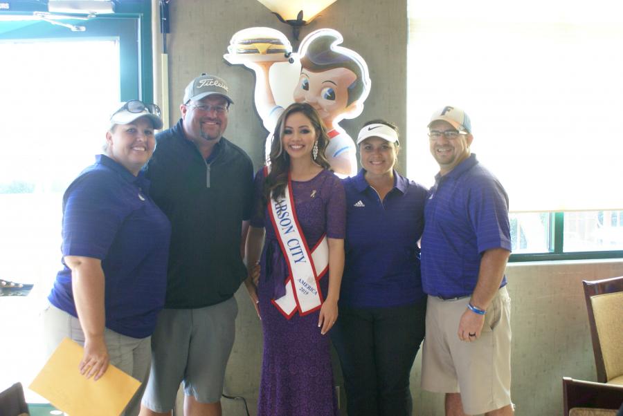 Mixed Team Winners with Mrs. Carson City