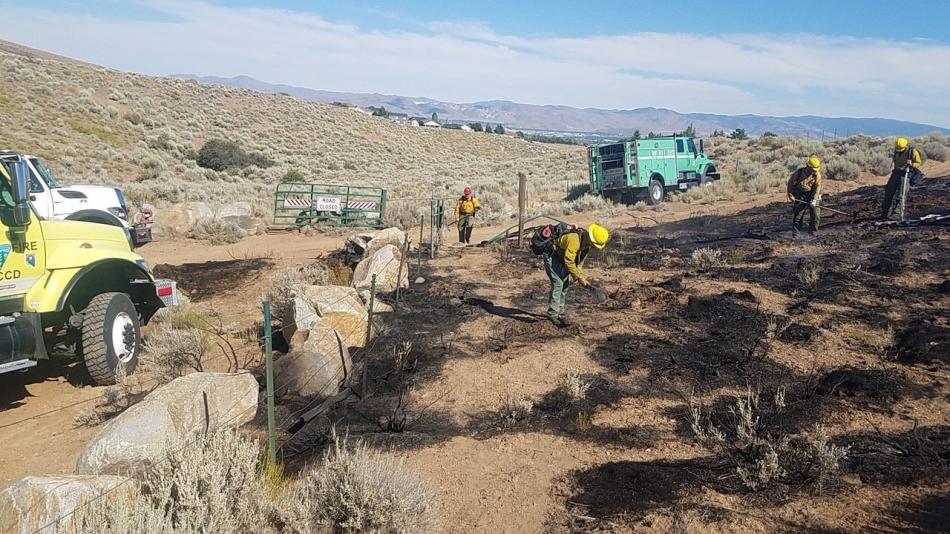 Firefighting efforts underway in this file photo from the Humboldt-Toiyabe National Forest.