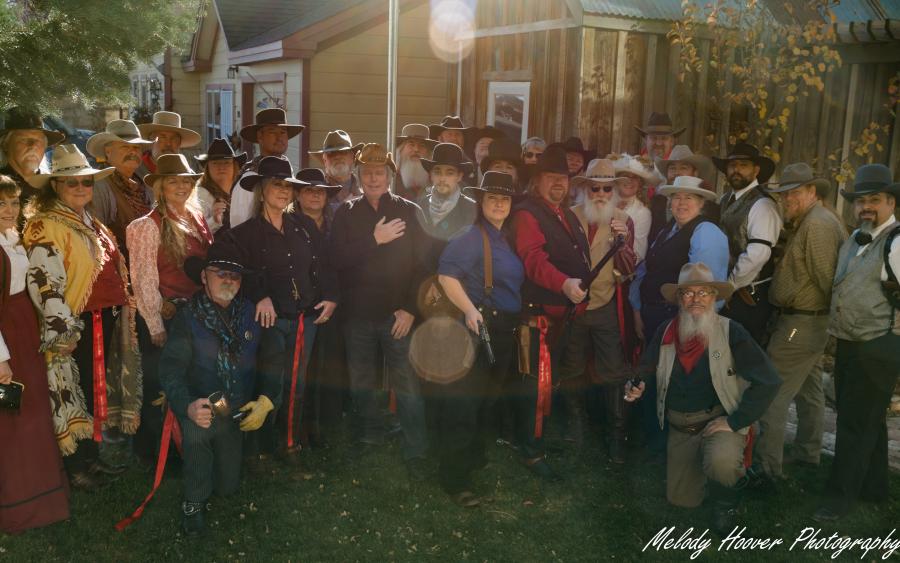 Silent Riders of Virginia City NV show their support of history