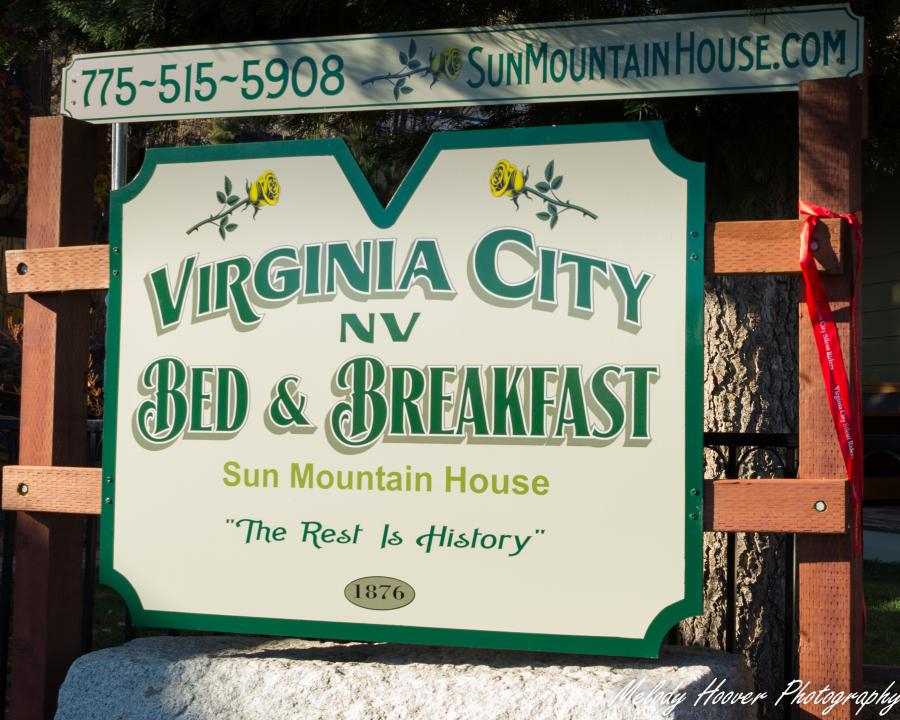 Sun Mountain House is a newly opened B&B in historic Virginia City NV, the building is over 100 years old.