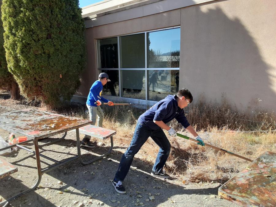 Students put their energy into their work!