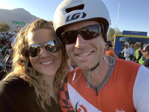 Shane and Nikki Trotter Before the Race.