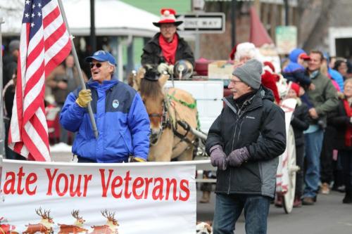 Lloyd and John at the Santa Parade