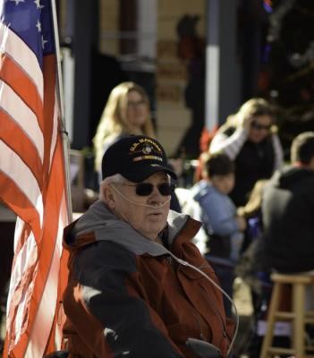 Downtown Santa Parade Veteran Richard Scott.