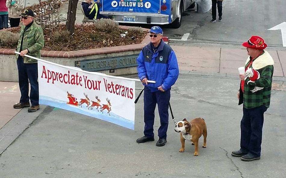 Veterans made up a core of the Downtown Santa Parade over the years.
