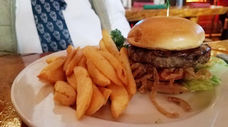 The Mighty Burger at Red's Old 395 Grill in Carson City.