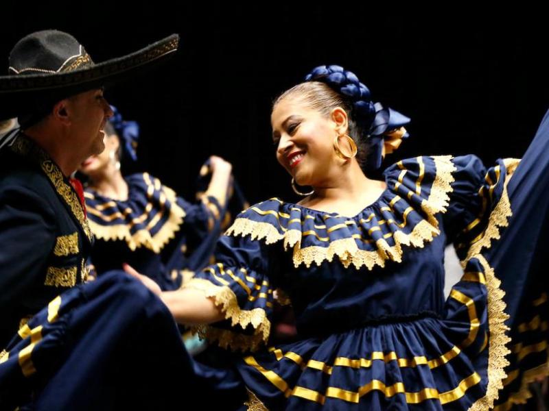 Dancers with the Ballet Folklorico Internacional perform at the La Posada Celebration at WNC in Carson City.