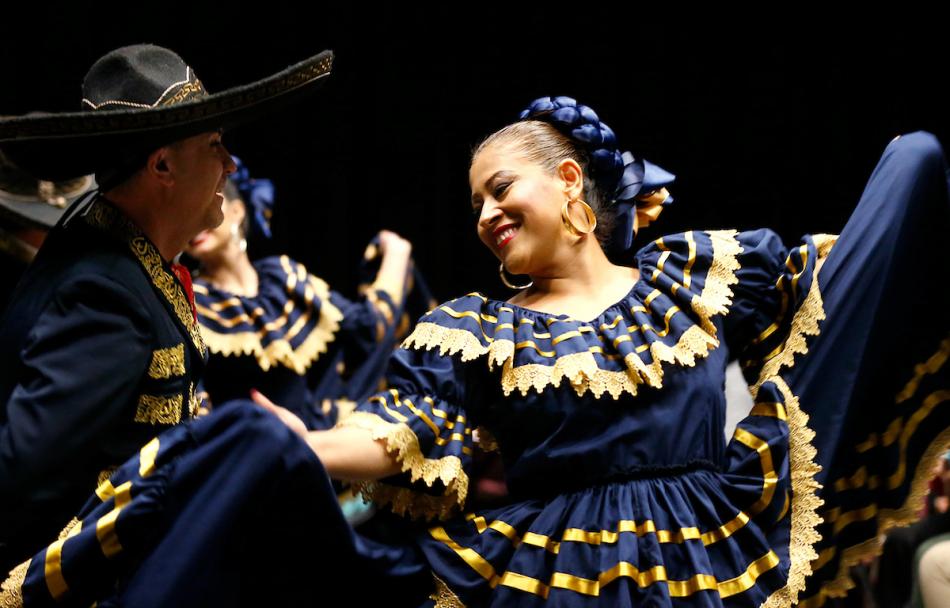Dancers with the Ballet Folklorico Internacional perform at the La Posada Celebration at WNC in Carson City.
