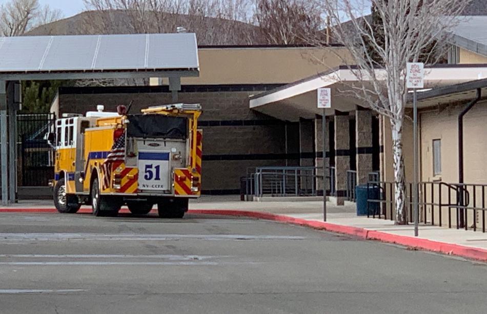 Carson City Fire Department reports it was a false alarm. Photo by Kirk Caraway