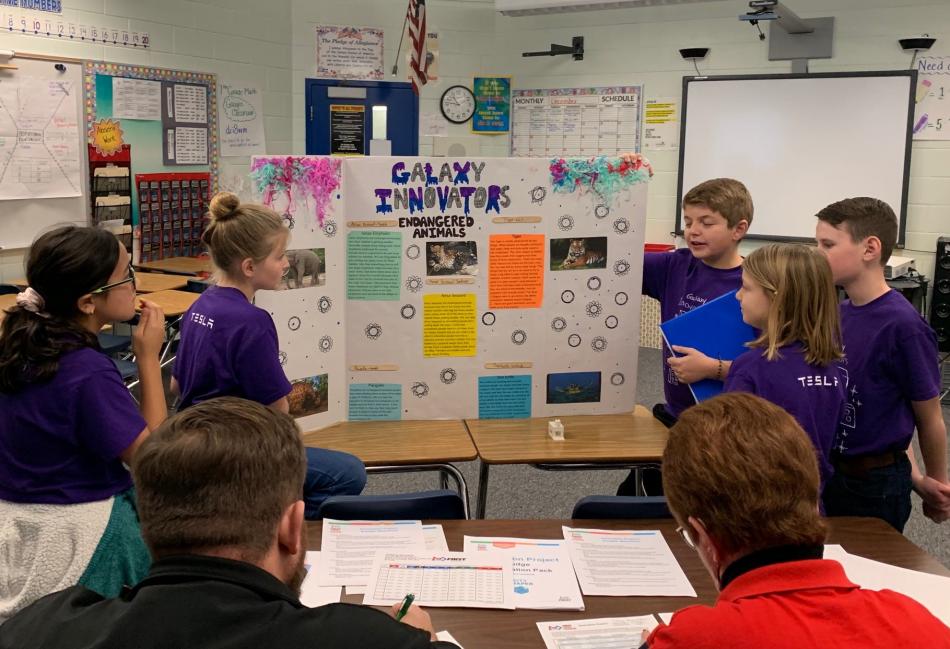Calling themselves the Galaxy Innovators, the school began its LEGO program starting late in October of 2019.